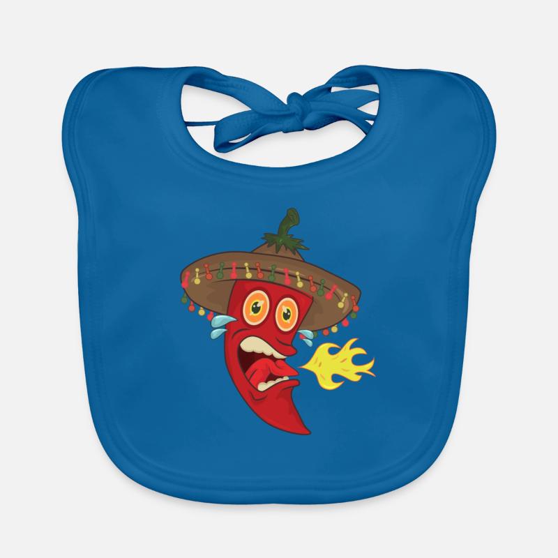 Chilli cook chef Organic Baby Bibs
