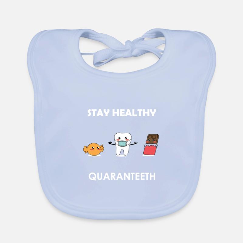 Dentist teeth gift idea Organic Baby Bibs