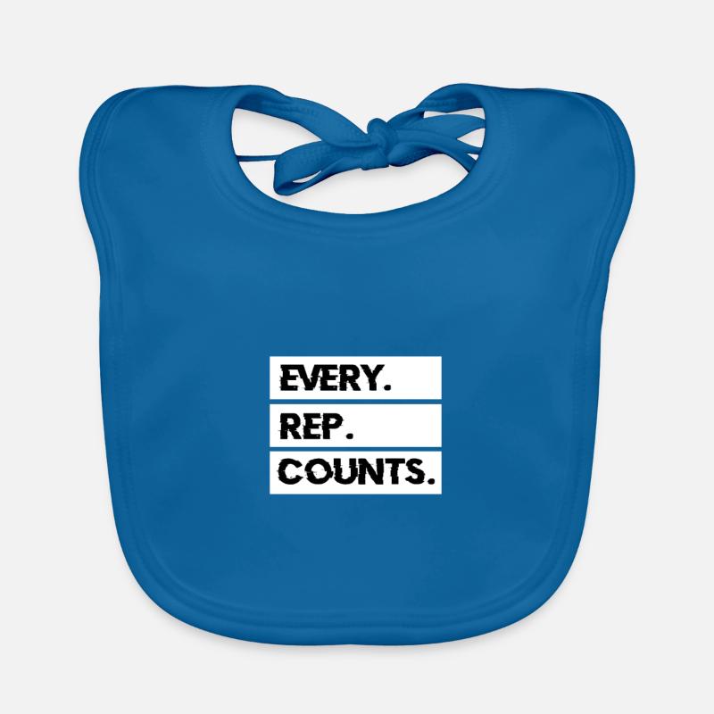 Gym motivation workout Organic Baby Bibs