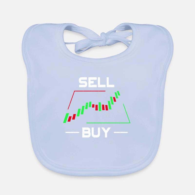 Marché boursier Trader Candlestick Chart Trading Gift Bavoir bio Bébé