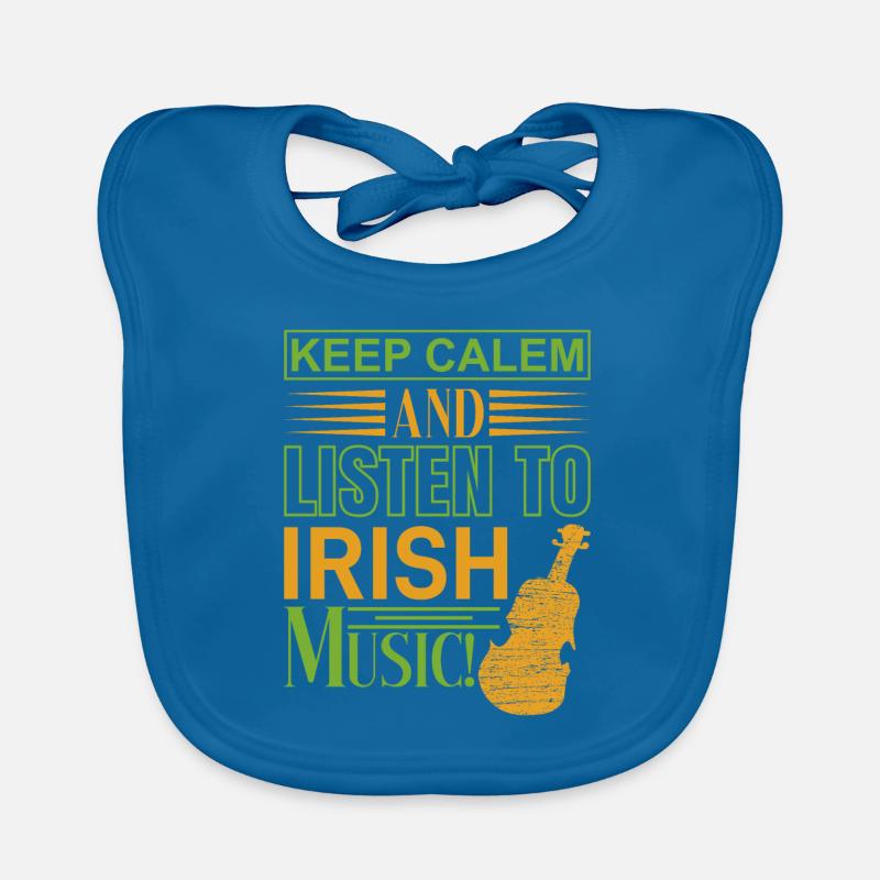Keep Calm St. Patricks Day Bavoir bio Bébé