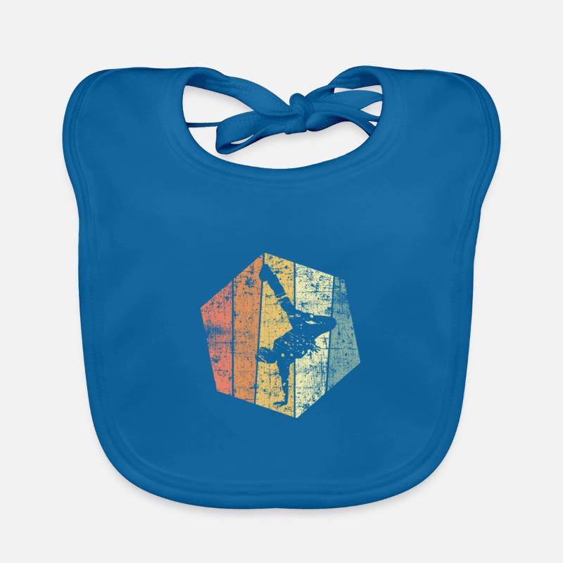 Breakdancer vintage Tänzer Baby Bio-Lätzchen