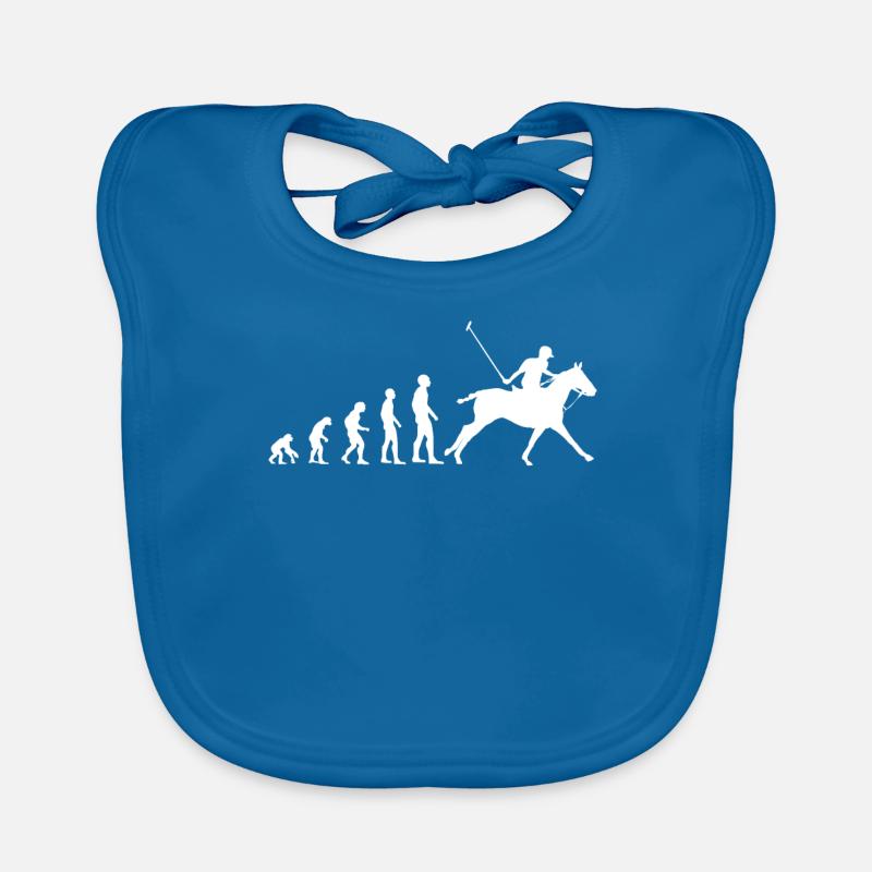 Polo Sport Reiter Evolution Reitsport Geschenk Baby Bio-Lätzchen