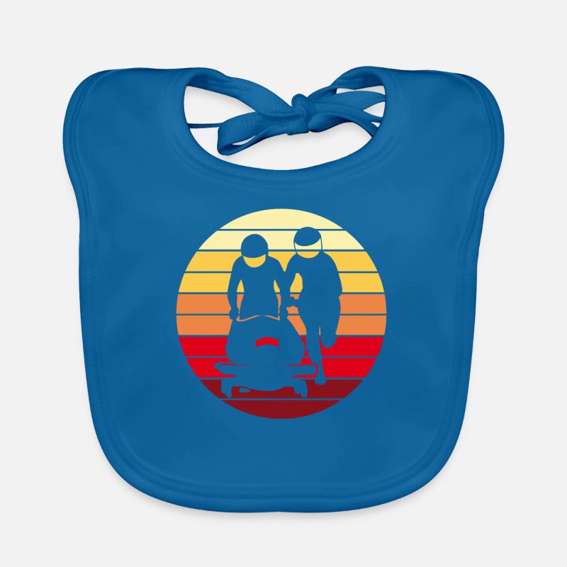 Bobsleigh Bobsleigh Retro Cadeau Bavoir bio Bébé