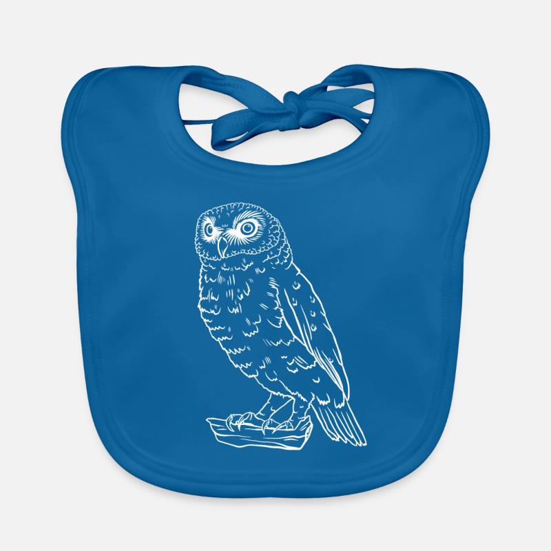 Einfach Eule Baby Bio-Lätzchen