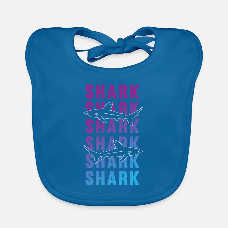 Fier requin mer Deep Explorer cadeau Bavoir bio Bébé