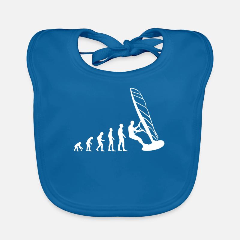 Evolution Windsurfer - Du singe à la planche Bavoir bio Bébé