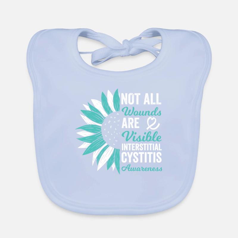 Interstitial Cystitis: Invisible Wounds Organic Baby Bibs