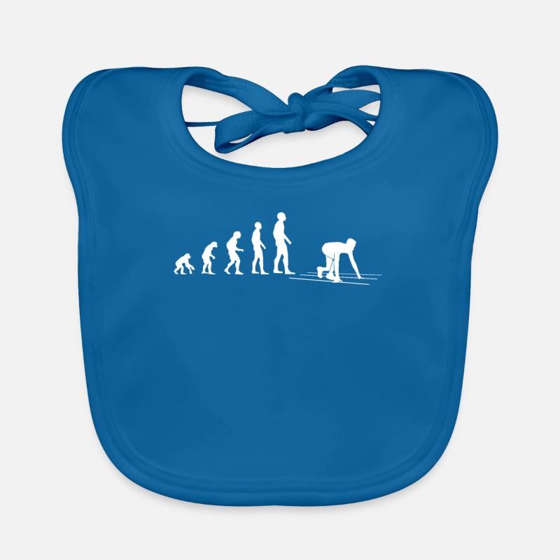 Sprint Evolution Läufer Geschenk Baby Bio-Lätzchen