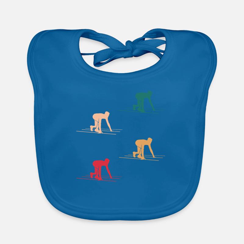 Sprint Start Dynamics in Color Gift Organic Baby Bibs
