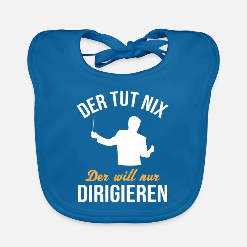 Harmless Conductor - Funny Gift Organic Baby Bibs