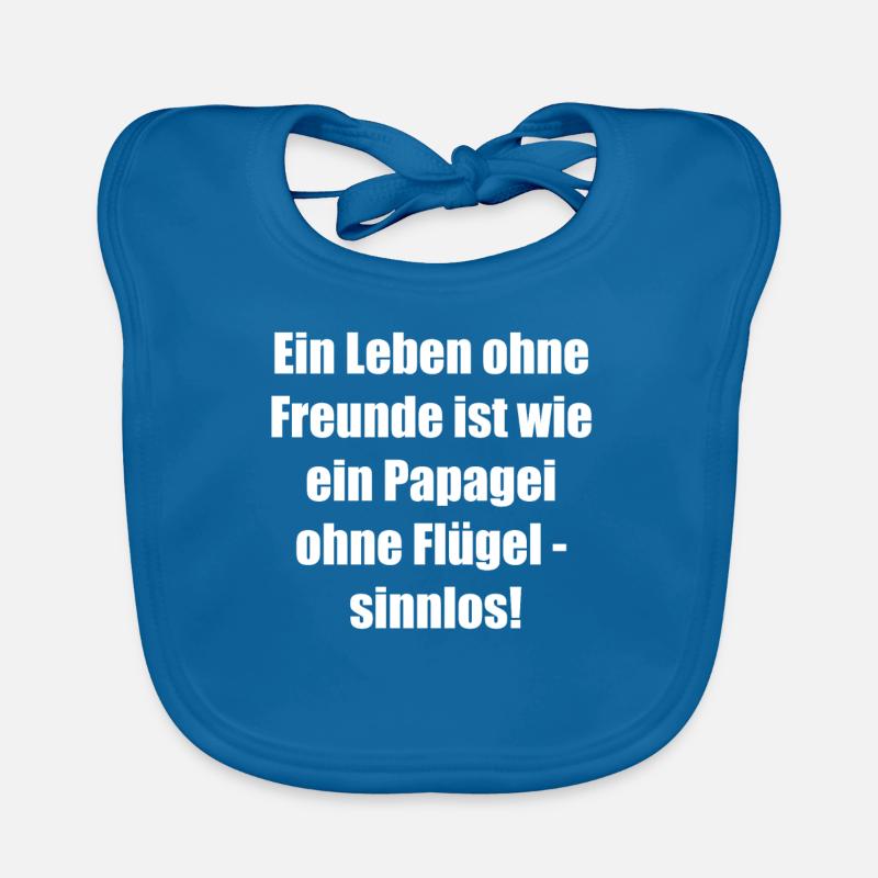 Cadeau de perroquet Bavoir bio Bébé