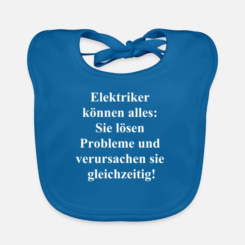 Multitasking-Elektriker-Geschenk Baby Bio-Lätzchen