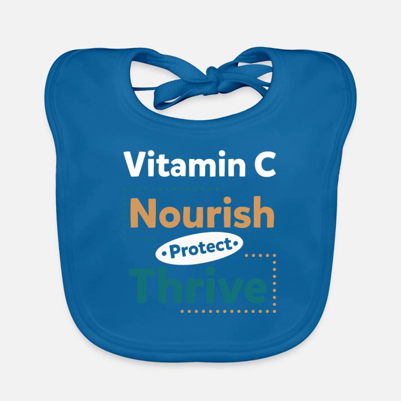 Vitamine C Nourrir Protéger Prospérer Bavoir bio Bébé