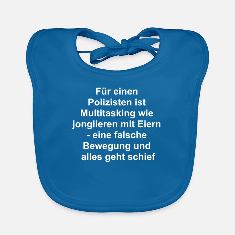 Polizei Multitasking Geschenk Baby Bio-Lätzchen
