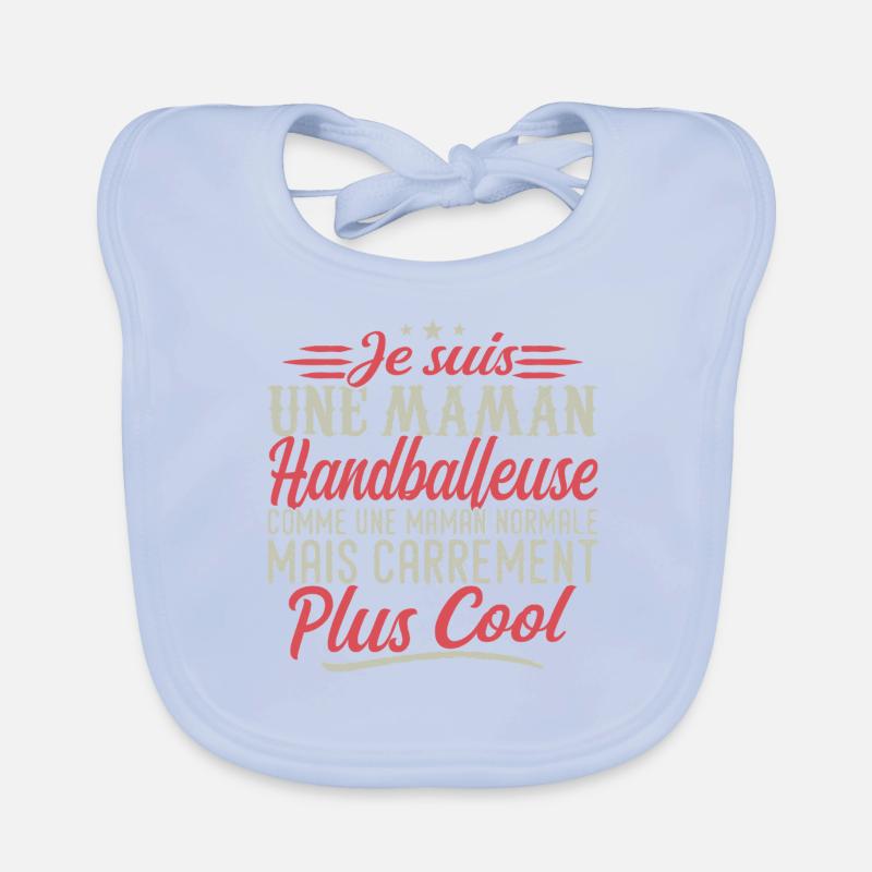 I'm a handball mom, downright cool Organic Baby Bibs