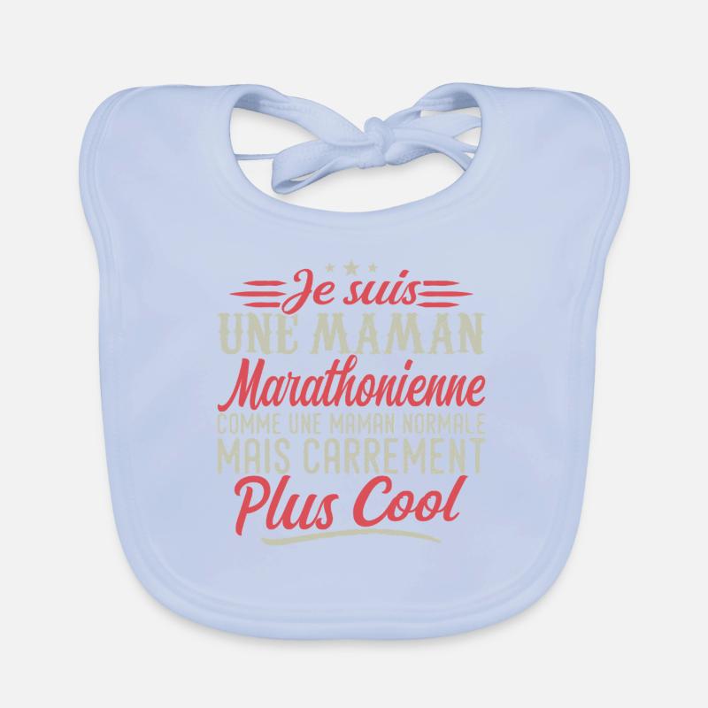Ich bin eine Marathon-Mama, ausgesprochen cool Baby Bio-Lätzchen