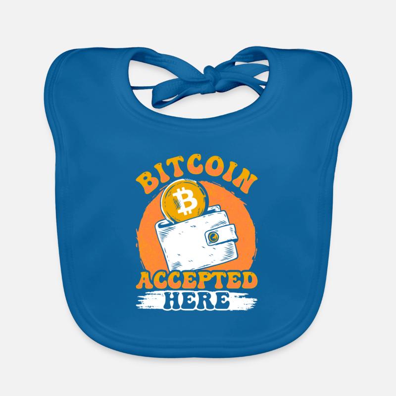 Bitcoin Accepted Here Organic Baby Bibs