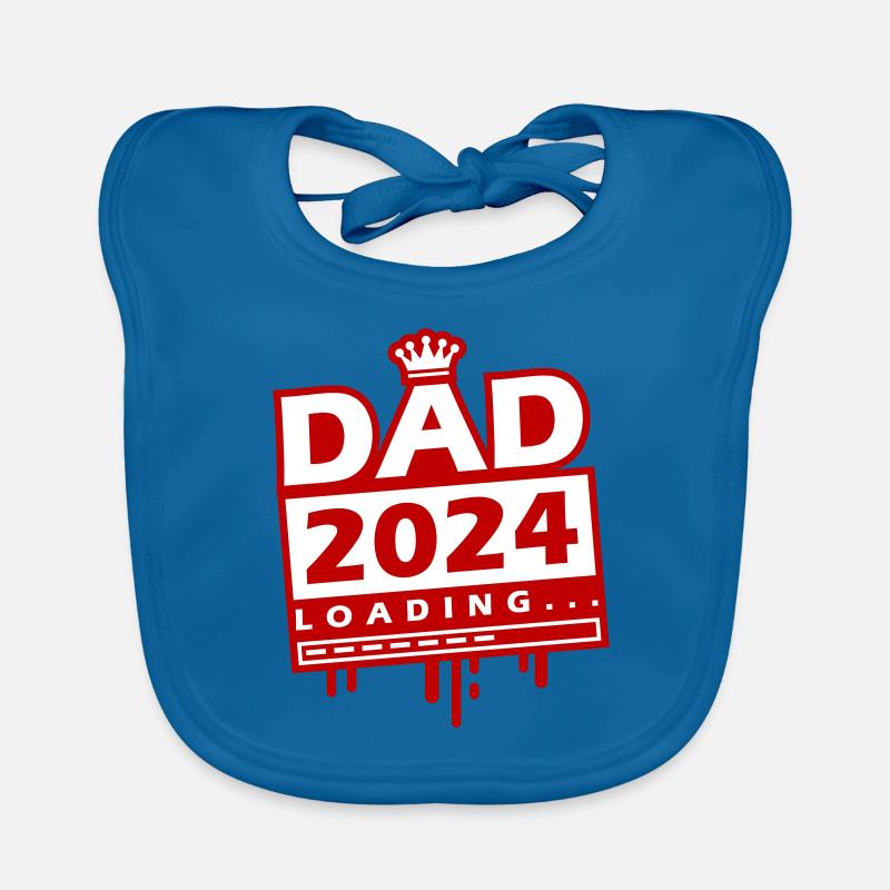 Dad 2024 Loading Papa Baby Bio-Lätzchen