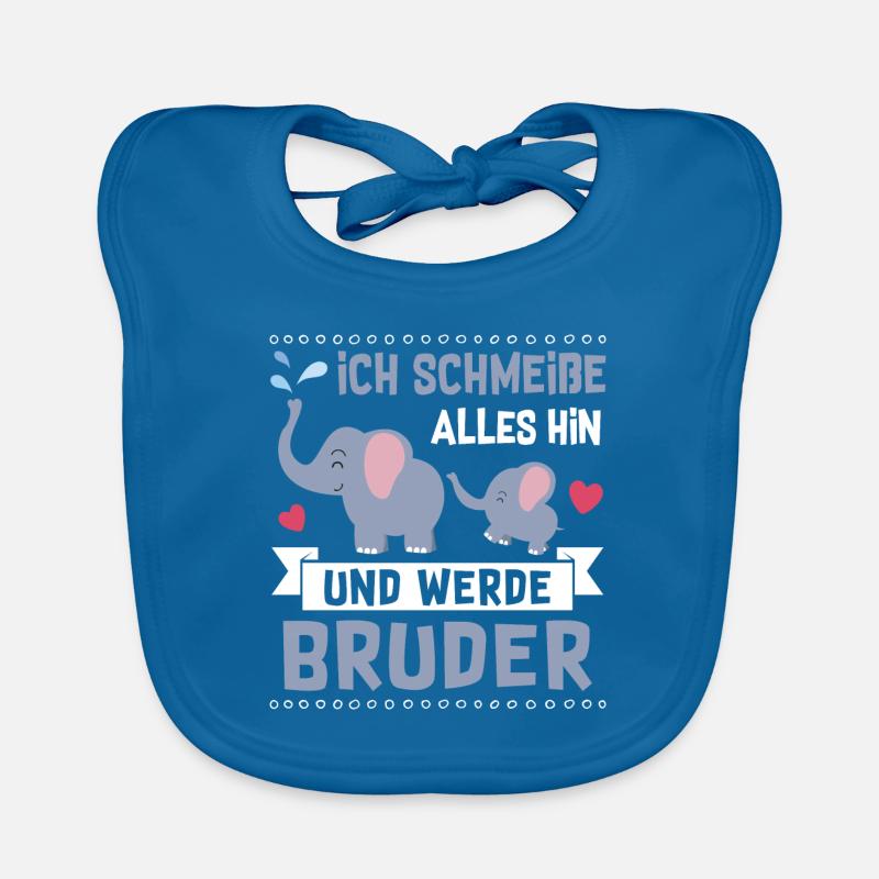 I throw everything and become a brother Organic Baby Bibs