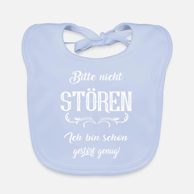 Bitte nicht stören Baby Bio-Lätzchen