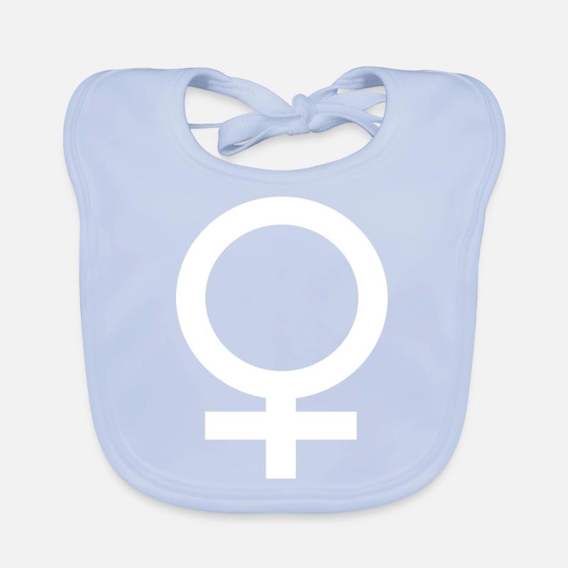 Ich bin eine weibliche Frau Geburtstag Geschenk Baby Bio-Lätzchen