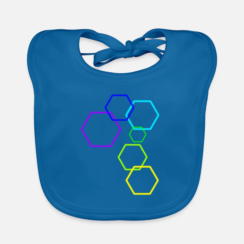 La construction [Hexagon] Bavoir bio Bébé