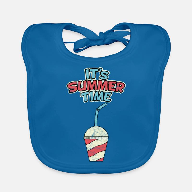 Milkshake Summer Ice Cream Soft Ice Lemonade Gift Organic Baby Bibs