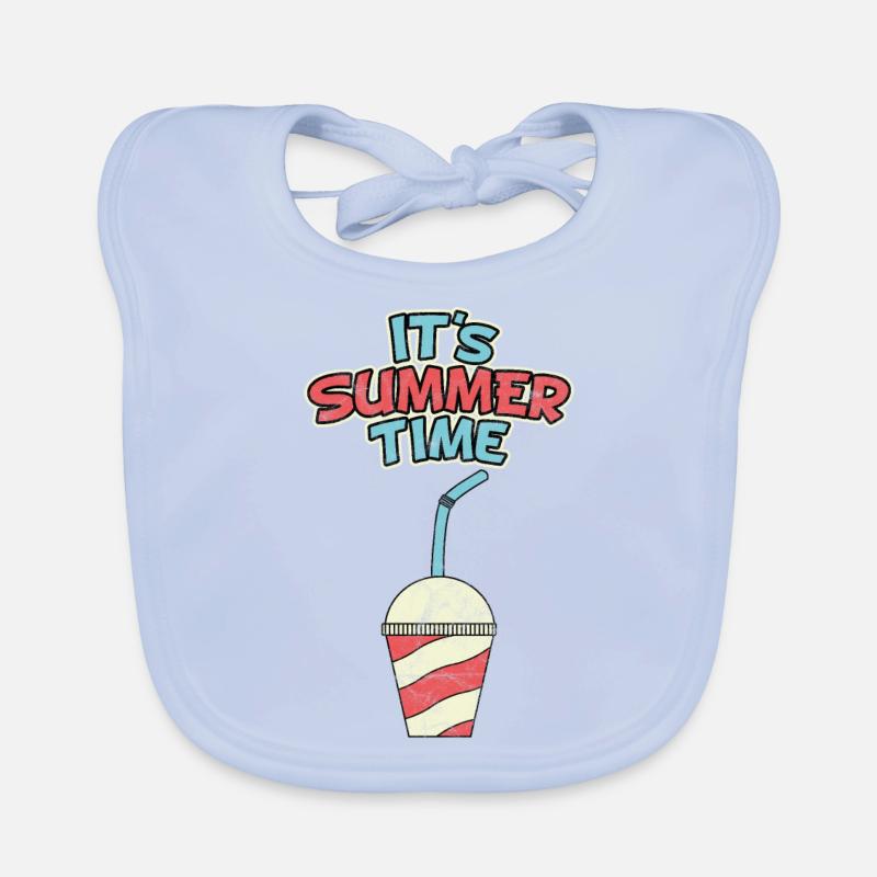 Milkshake Summer Ice Cream Soft Ice Lemonade Gift Organic Baby Bibs