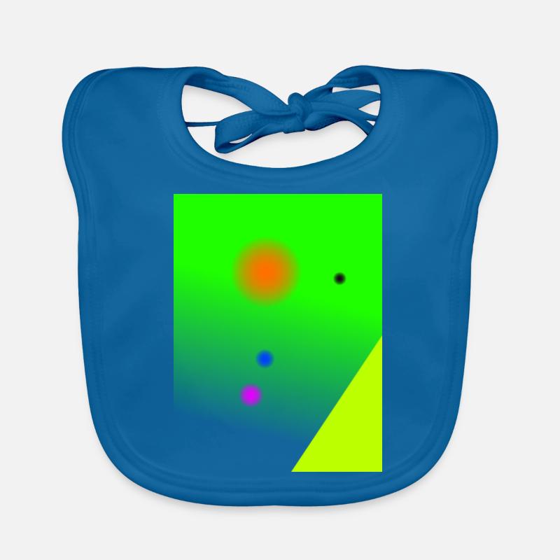 abstract Organic Baby Bibs