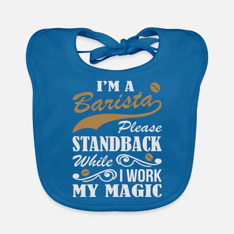 I Am Barista While Work Magic Baby Bio-Lätzchen