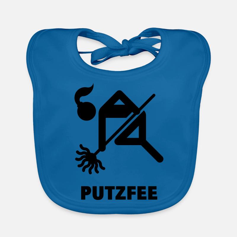 Putzfee / Putzfrau Baby Bio-Lätzchen