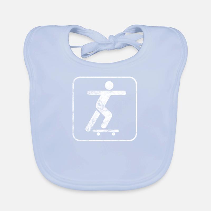 skateboard Bavoir bio Bébé