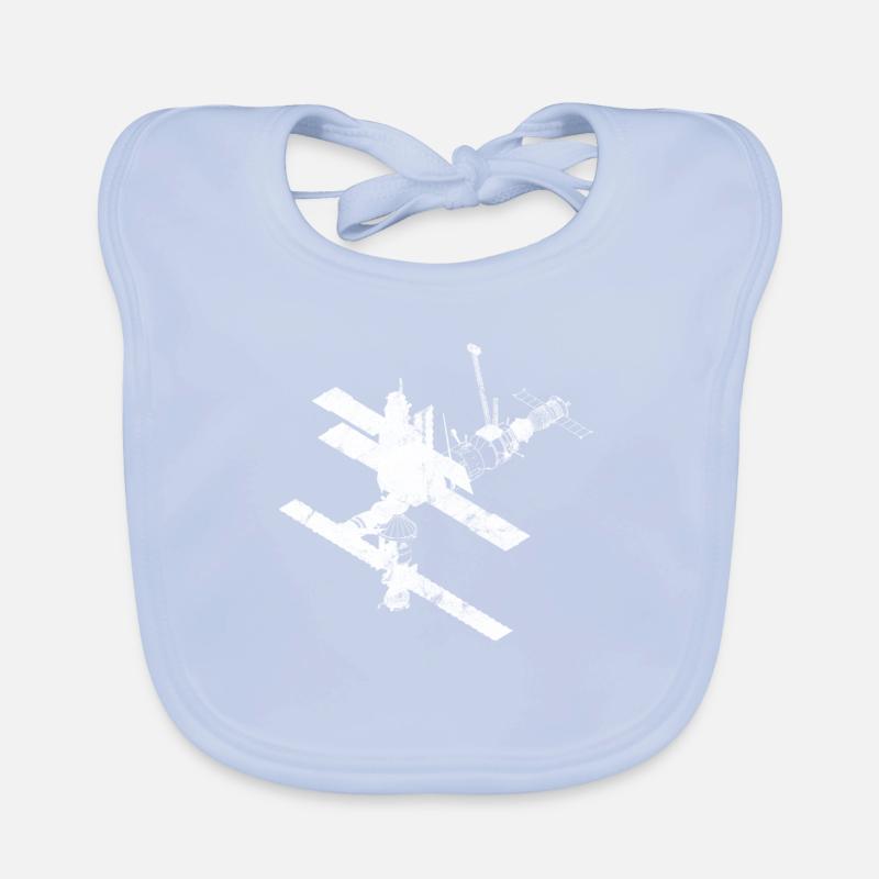 space Organic Baby Bibs