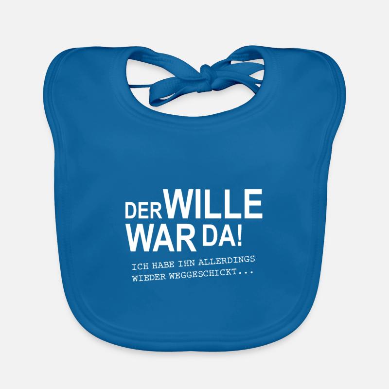 Der Wille war da! Baby Bio-Lätzchen