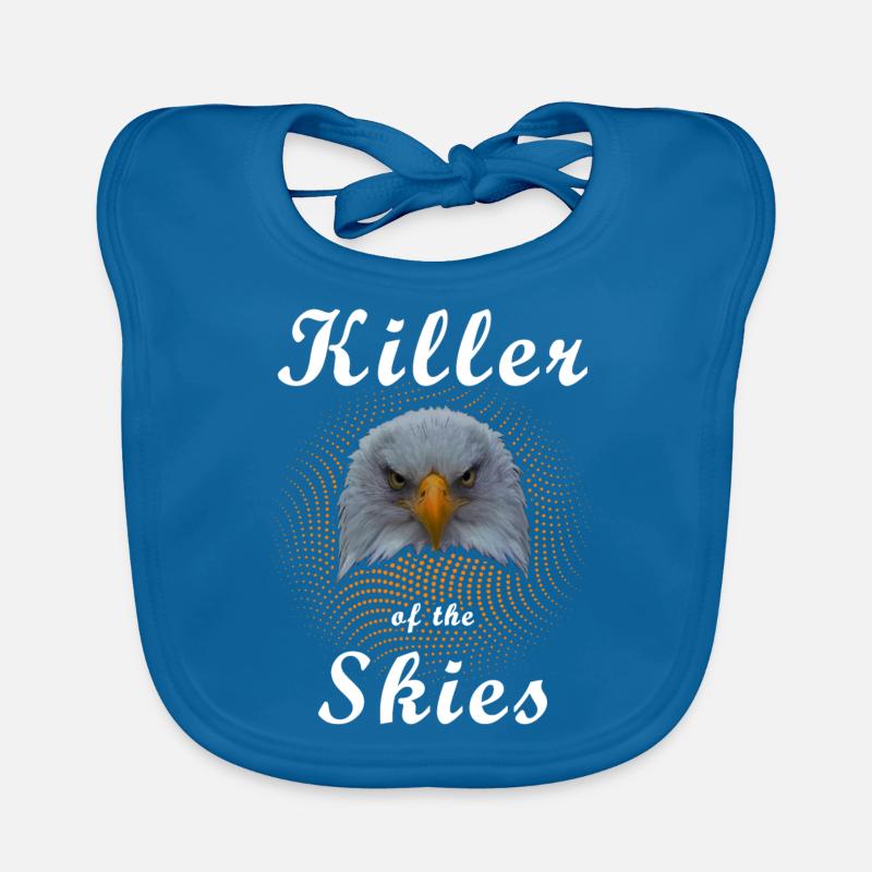 Killer der lüfte Adler Geschenkidee Raubvogel Baby Bio-Lätzchen
