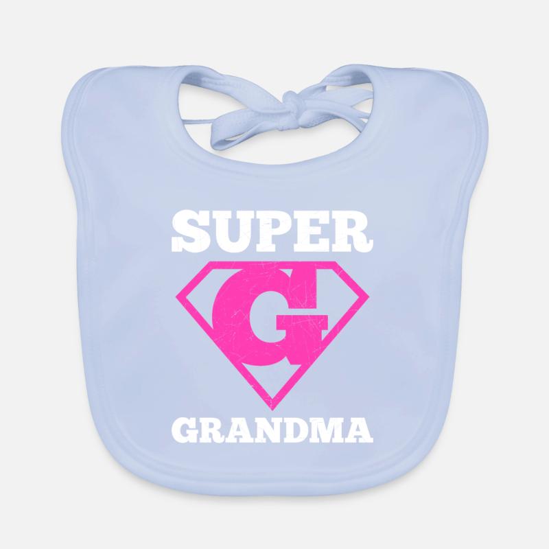 Super grootmoeder Bio-slabbetje voor baby's