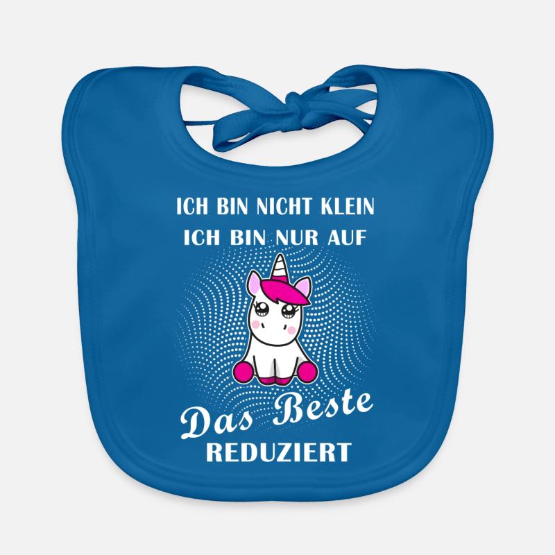 Einhorn auf das beste reduziert cooler Spruch Baby Bio-Lätzchen