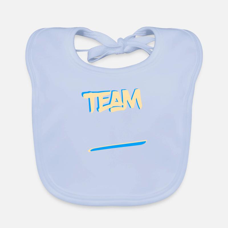 Team Braut Sport Ehe Paar Ehepaar Baby Bio-Lätzchen