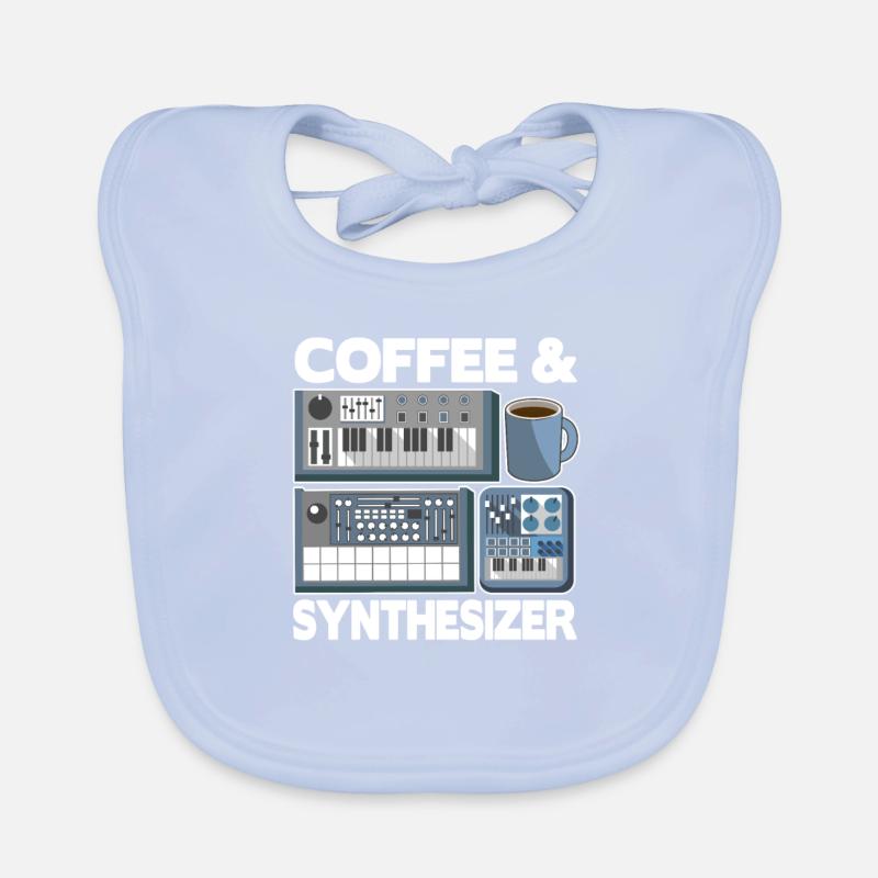 Sintetizzatore modulare Synth Caffè analogico Caffè Bavaglino ecologico per neonato