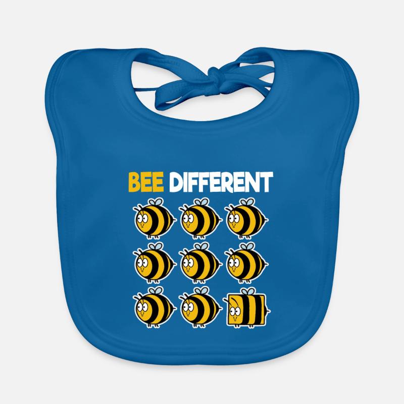 Bee Different abeille miel individuel Bavoir bio Bébé