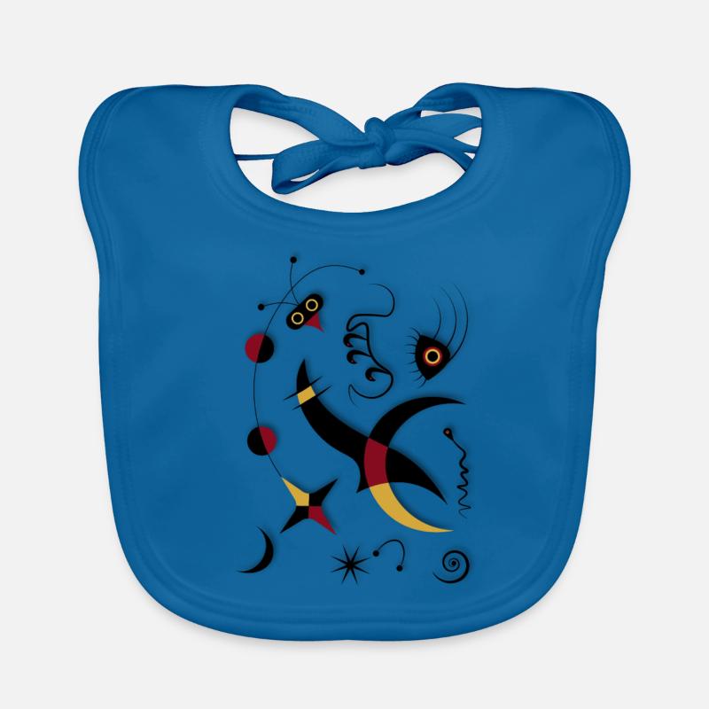 mirò mirò Mirò Mirò - Bavoir bio Bébé - bleu paon