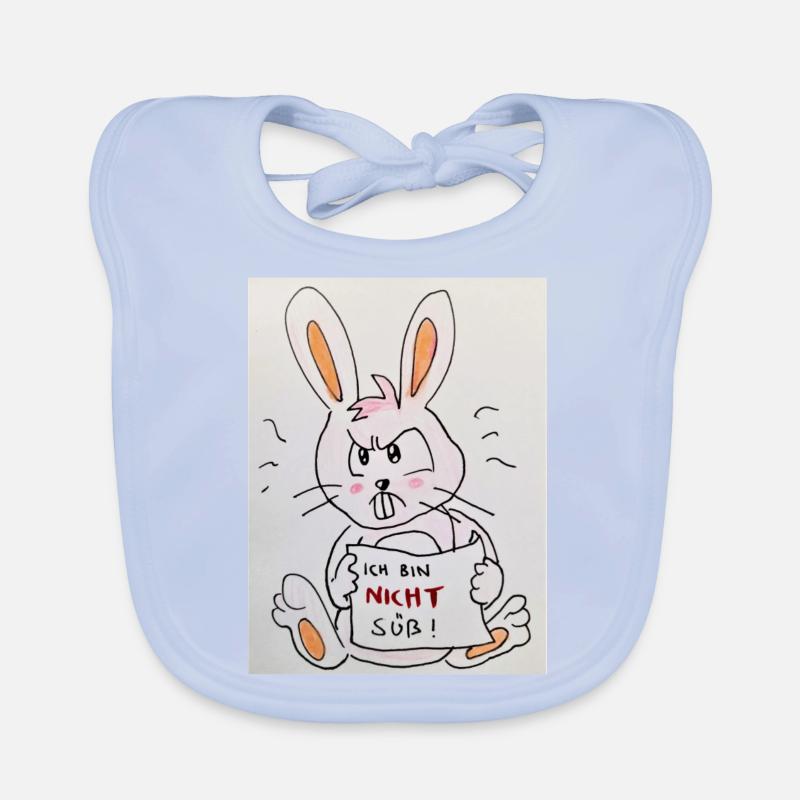 grumpy rabbit Baby Bio-Lätzchen