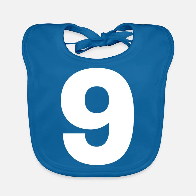 Le Tshirt numéro 9 Bavoir bio Bébé