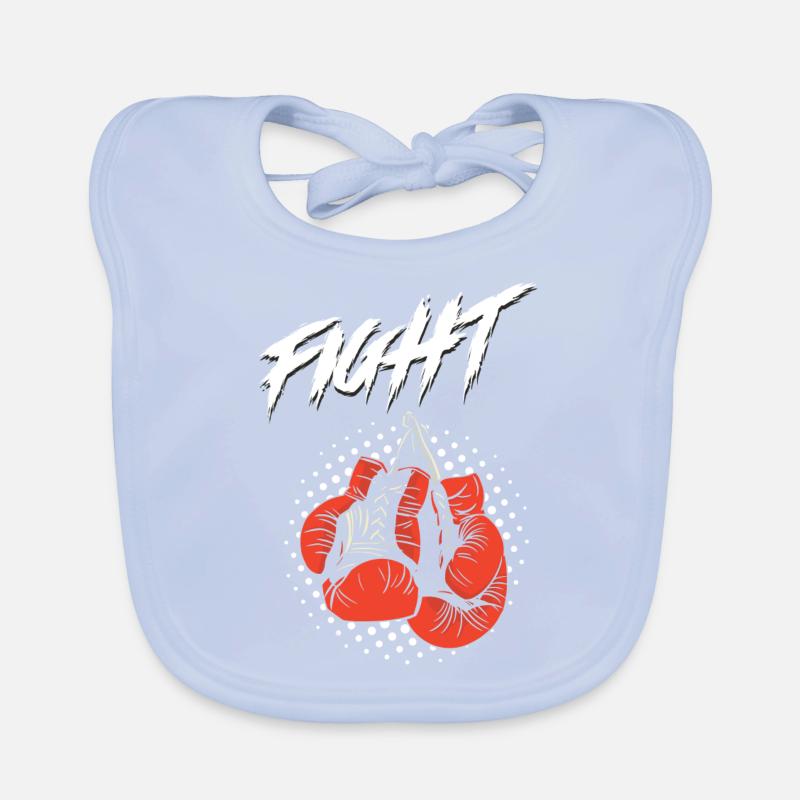 Combat de boxe Bavoir bio Bébé