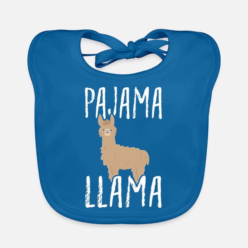 Pajama LLama Organic Baby Bibs