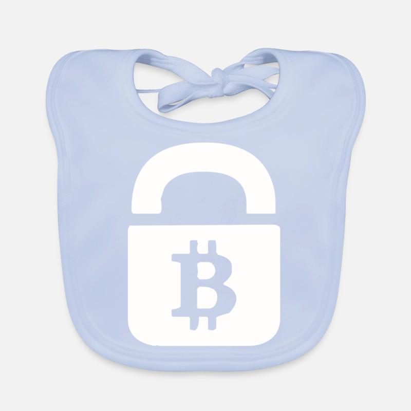 Bitcoin-Block Baby Bio-Lätzchen