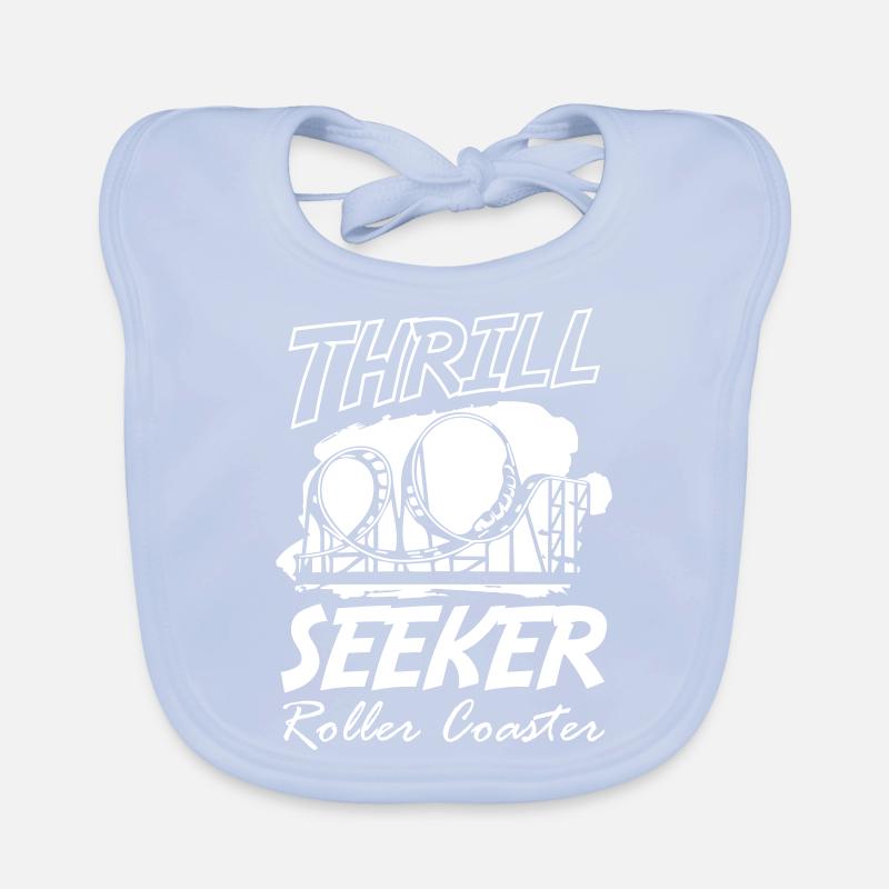 Roller Coaster Thrill Seeker Baby Bio-Lätzchen