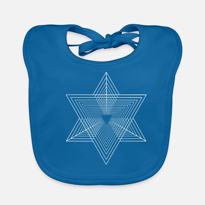 Triangles - graphics - graphic design Organic Baby Bibs