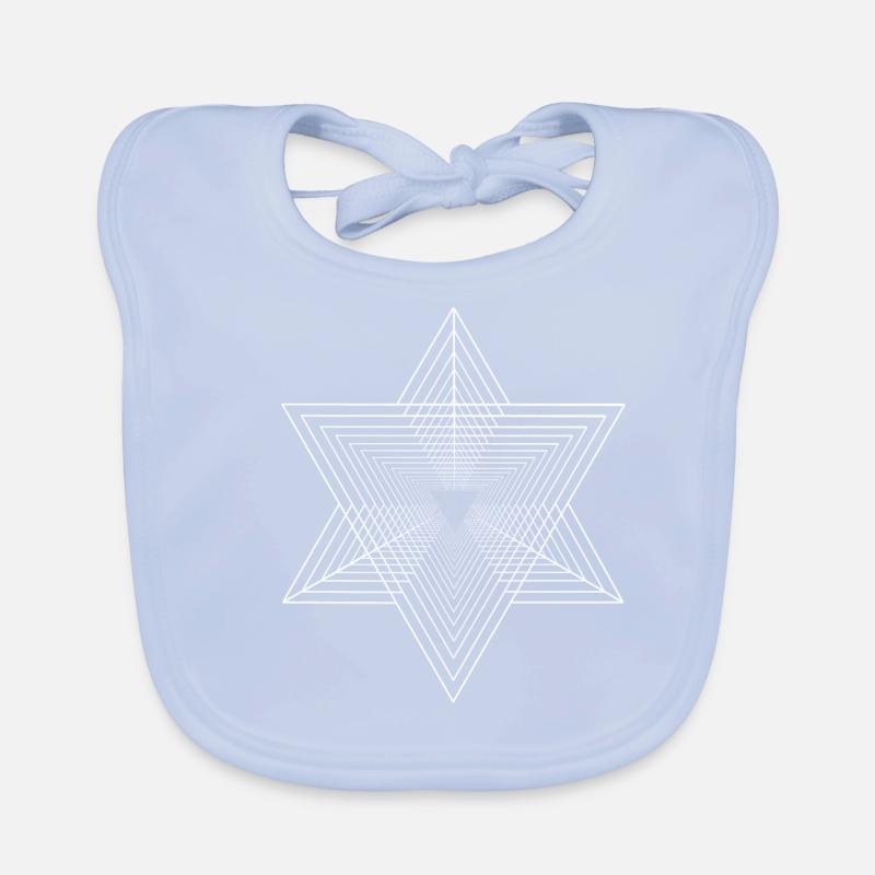 Triangles - graphics - graphic design Organic Baby Bibs